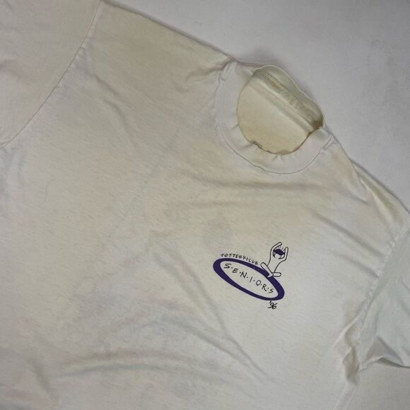 VINTAGE Tottenville High School 1996 Art T-shirt Men XL 90s Single Stitch - Picture 5 of 9